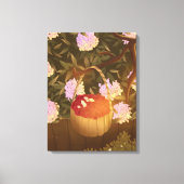 Gouden Uur Frambozenmand Canvas Afdruk (Voorkant)