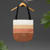 Gouden uur gestreepte tote - verfijnde monogram bag