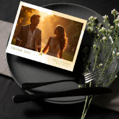 Gouden Uur Grace & Bloemen Bruidsfoto Dank je wel Briefkaart