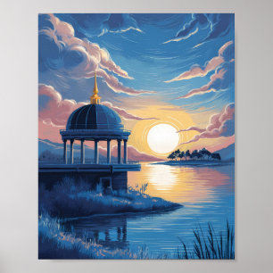 Gouden Uur Heilige Domein Poster