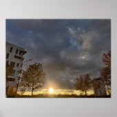 Gouden uur in de buurt poster (Voorkant)