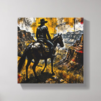 Gouden uur in de Grand Canyon Canvas Afdruk