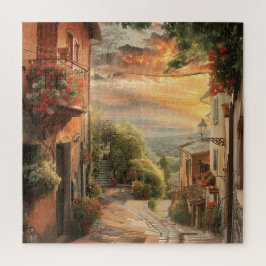 Gouden uur in de Italiaanse Alley Legpuzzel