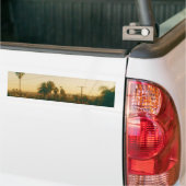 Gouden uur in West Hollywood Bumpersticker (Op Truck)