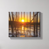 Gouden uur in Yellowstone Canvas Afdruk (Voorkant)