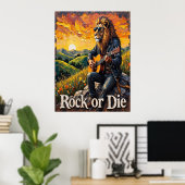 Gouden uur Jam: King's Riff Poster (Thuiskantoor)