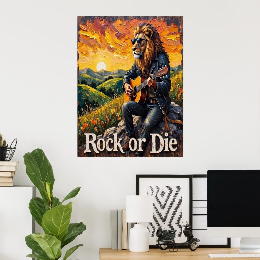 Gouden uur Jam: King's Riff Poster (Thuiskantoor)