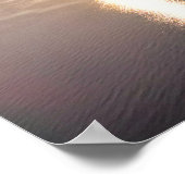 Gouden Uur Kustlandschap Drone Poster (Hoek)