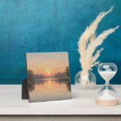Gouden Uur Mereflectie Impressionist Fotoplaat (Insitu)