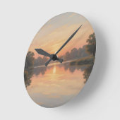 Gouden Uur Mereflectie Impressionist  Ronde Klok (Hoek)