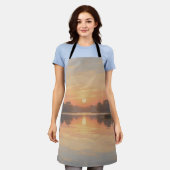 Gouden Uur Mereflectie Impressionist Schort (Gedragen)