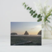 Gouden Uur op het Strand Briefkaart (Staand voorkant)