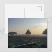 Gouden Uur op het Strand Briefkaart (Voorkant / Achterkant)