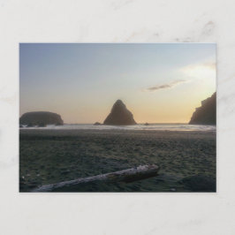 Gouden Uur op het Strand Briefkaart