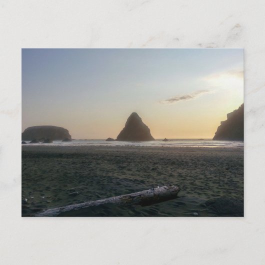 Gouden Uur op het Strand Briefkaart (Voorkant)