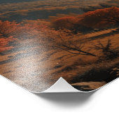 Gouden uur over de Serene bergen Foto Afdruk (Hoek)