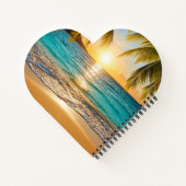 Gouden Uur Palm Beach Notitieboek (Achterkant)