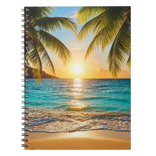 Gouden Uur Palm Beach Notitieboek (Voorkant)