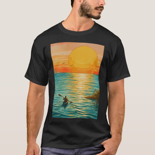 Gouden Uur Peddelen T-shirt (Voorkant)