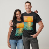 Gouden Uur Peddelen T-shirt (Unisex)