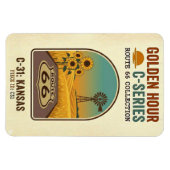 Gouden Uur Route 66 C-Series | Kansas Magneet (Horizontaal)