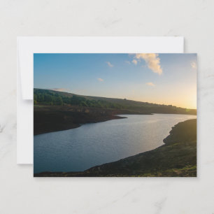 Gouden Uur Sereniteit bij Baitings Reservoir Briefkaart