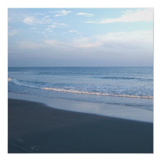 Gouden Uur Strand Fotoprint Perfect Poster (Voorkant)