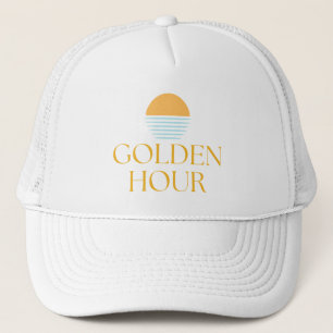 Gouden uur trucker hoed pet