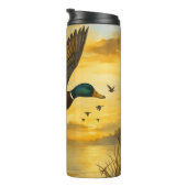 Gouden uur van Mallard Thermosbeker (Geroteerd rechts)