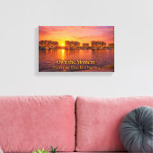 Gouden Uur Waterfront Stadsgezicht Print | Zonsond (Insitu (Woonkamer))