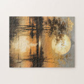 Gouden Uur Zonsondergang Legpuzzel (Horizontaal)