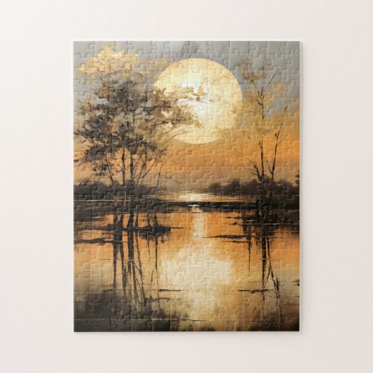 Gouden Uur Zonsondergang Legpuzzel (Verticaal)