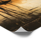 Gouden Uur Zonsondergang Poster (Hoek)