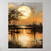Gouden Uur Zonsondergang Poster (Voorkant)