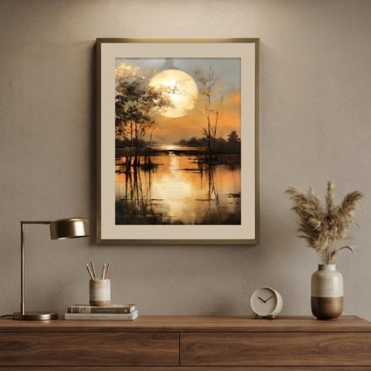 Gouden Uur Zonsondergang Poster