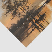 Gouden Uur Zonsondergang Tissuepapier (Detail)
