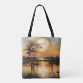 Gouden Uur Zonsondergang  Tote Bag (Achterkant)