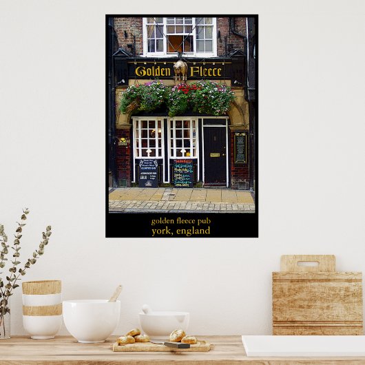 gouden vacht poster (Keuken)