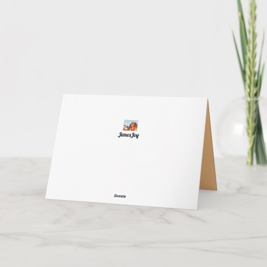 Gouden Vader Vader Gouden Retriever Hond Kampioen Kaart (Achterkant)