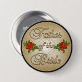 Gouden vader van de Button van de Bride (FoB) (Voorkant /achterkant)