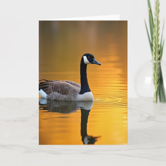 Gouden Vaderdag Vogel Kaart (Voorkant)