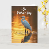 Gouden Vaderdag Waters Kaart (Gele Bloem)