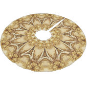 Gouden Vakantie Kerstboom Rok (Gekanteld)