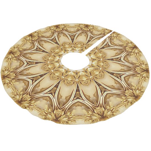 Gouden Vakantie Kerstboom Rok (Gekanteld)