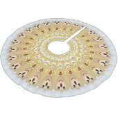 Gouden Vakantie Kerstboom Rok (Gekanteld)