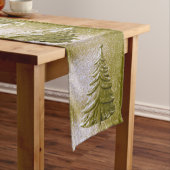 Gouden Vakantie Kerstboom Tafelloper (Voorbeeld)