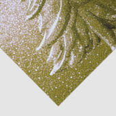 Gouden Vakantie Kerstboom Weefsel Papier (Detail)