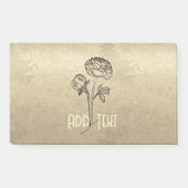 Gouden vakantieseizoen sfeer post-it® notes (Voorkant)