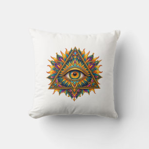 Gouden Varens Kussen Met Oog
