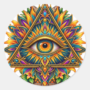Gouden Varens Oog Sticker